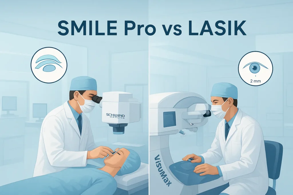SMILE Pro vs LASIK