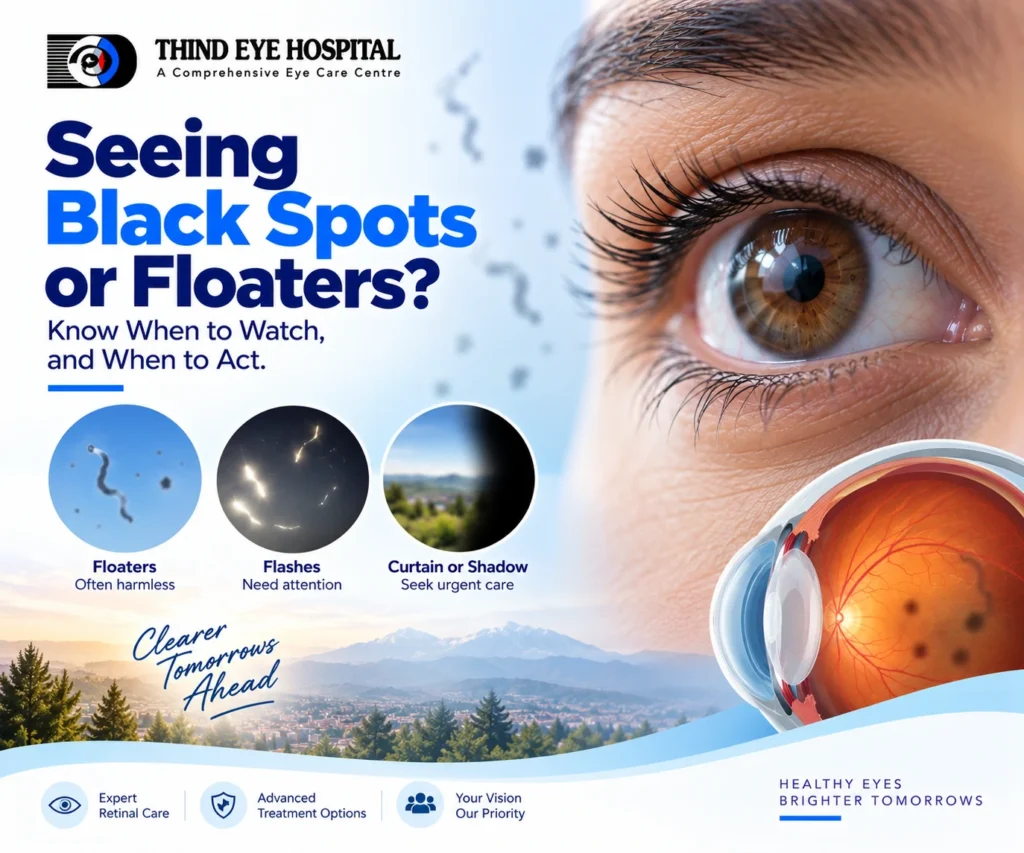 Black Spots and Floaters in Your Eyes Harmless or Not