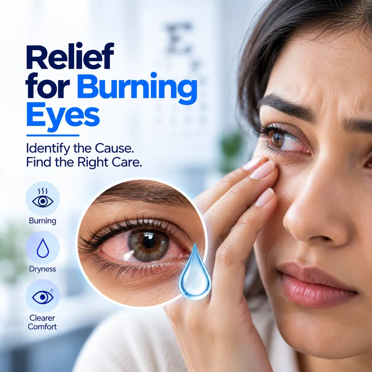 Burning Eyes: Causes, Relief and When It Is Dry Eye