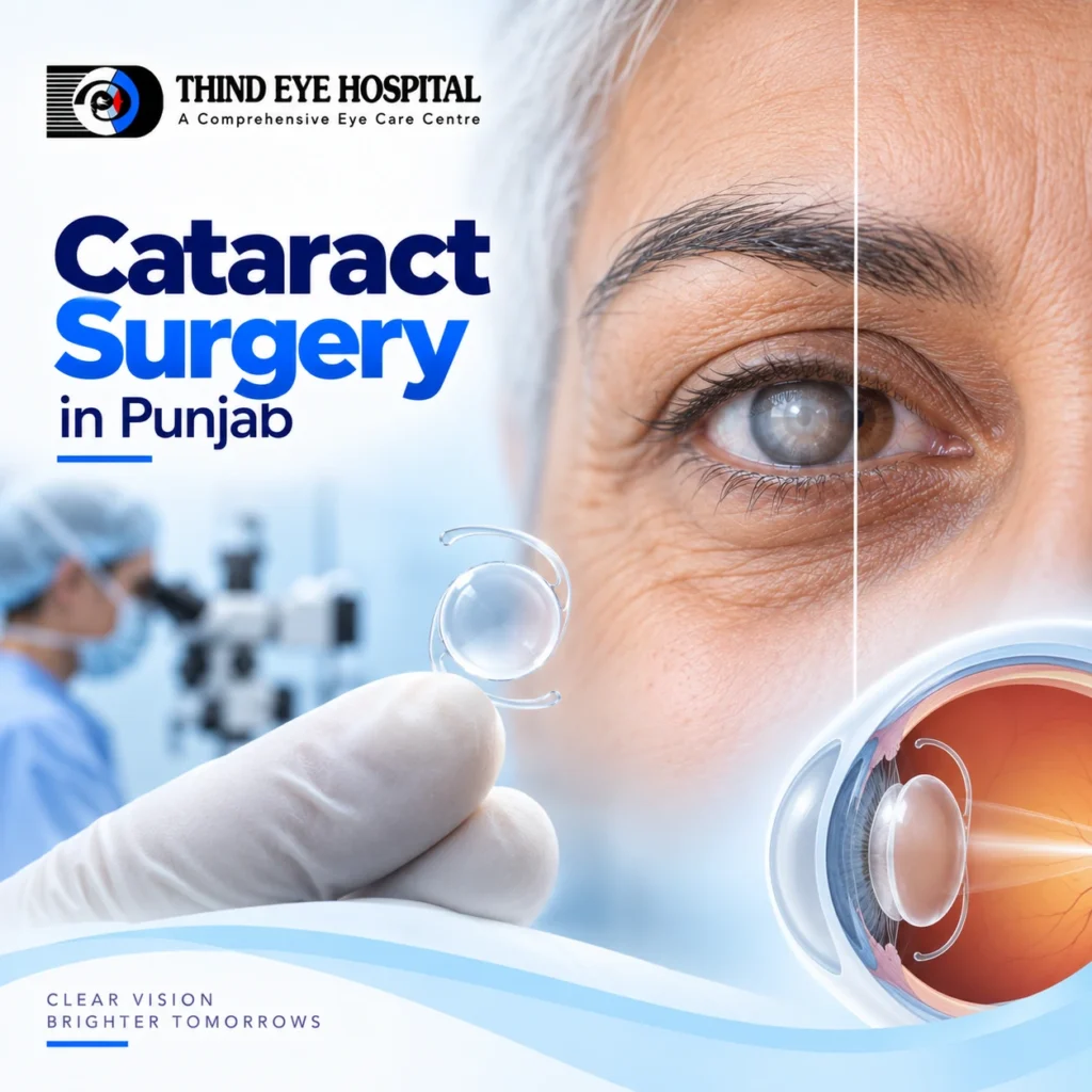 Cataract Surgery in Punjab Options, Techniques and Recovery
