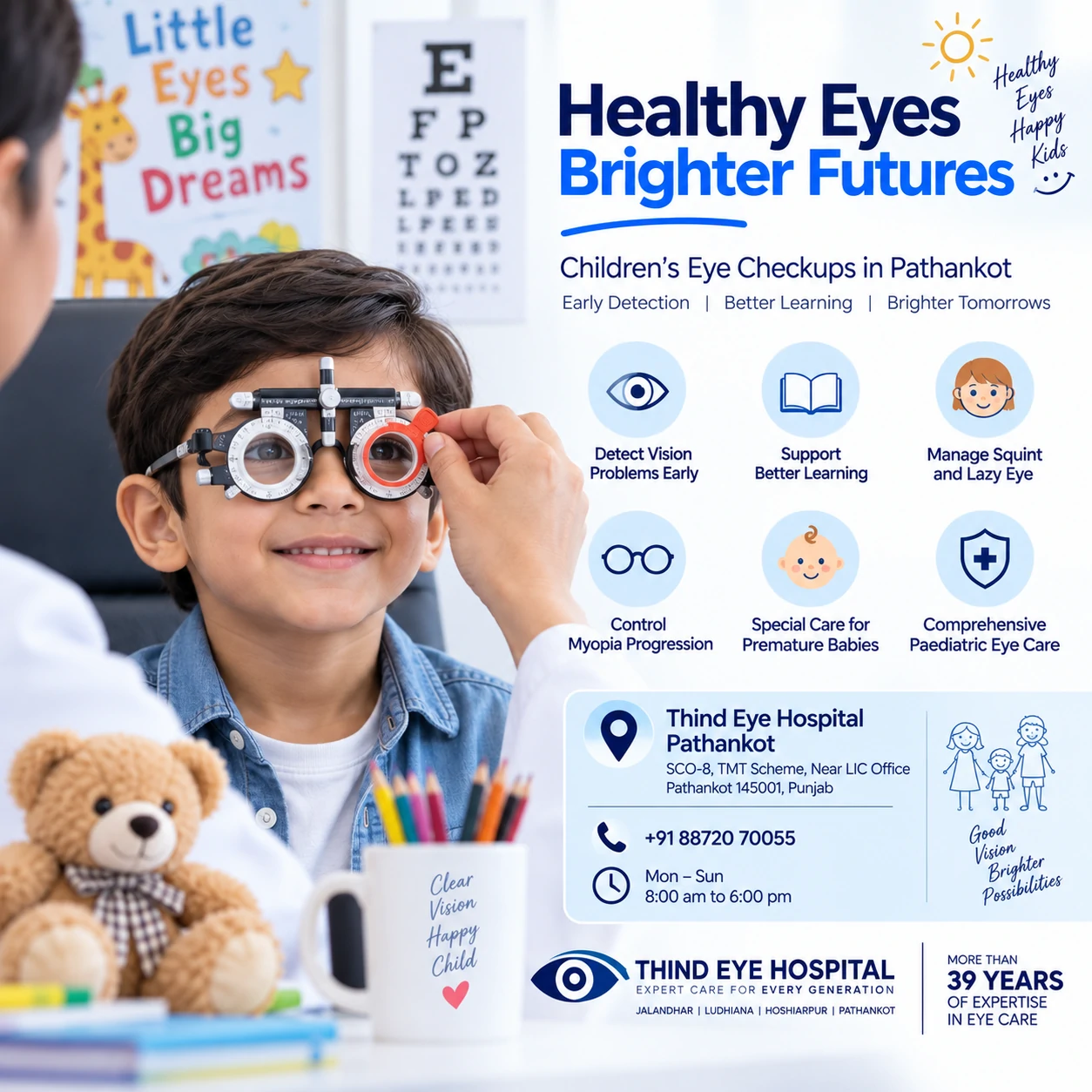 Children’s Eye Checkups in Pathankot