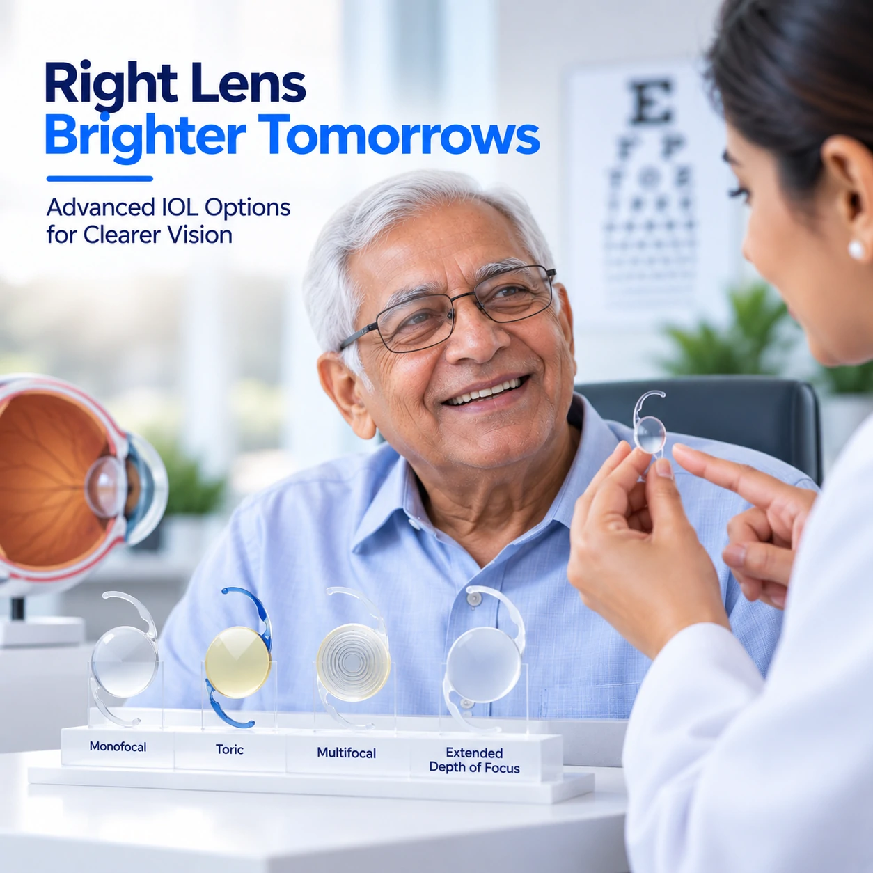 Choosing an IOL for Cataract Surgery in Jalandhar