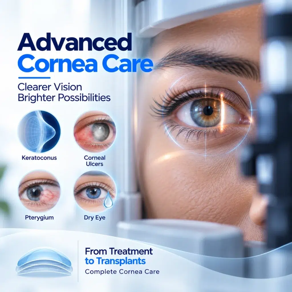 Cornea Treatment in Jalandhar Transplants, Keratoconus and Ulcers