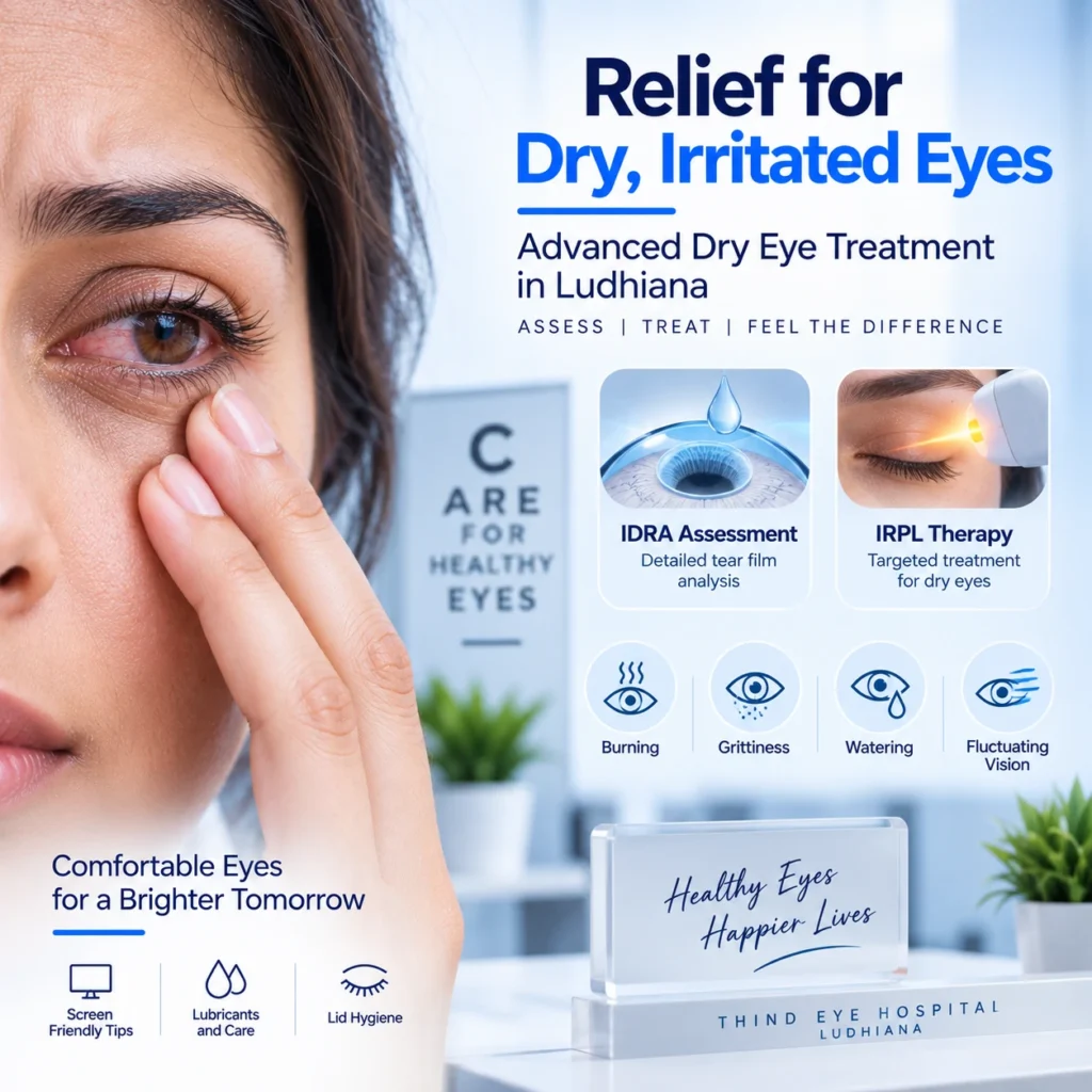 Dry Eye Treatment in Ludhiana IDRA Assessment and IRPL Therapy