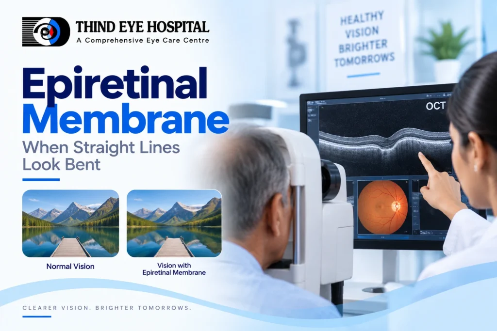 Epiretinal Membrane When Straight Lines Look Bent