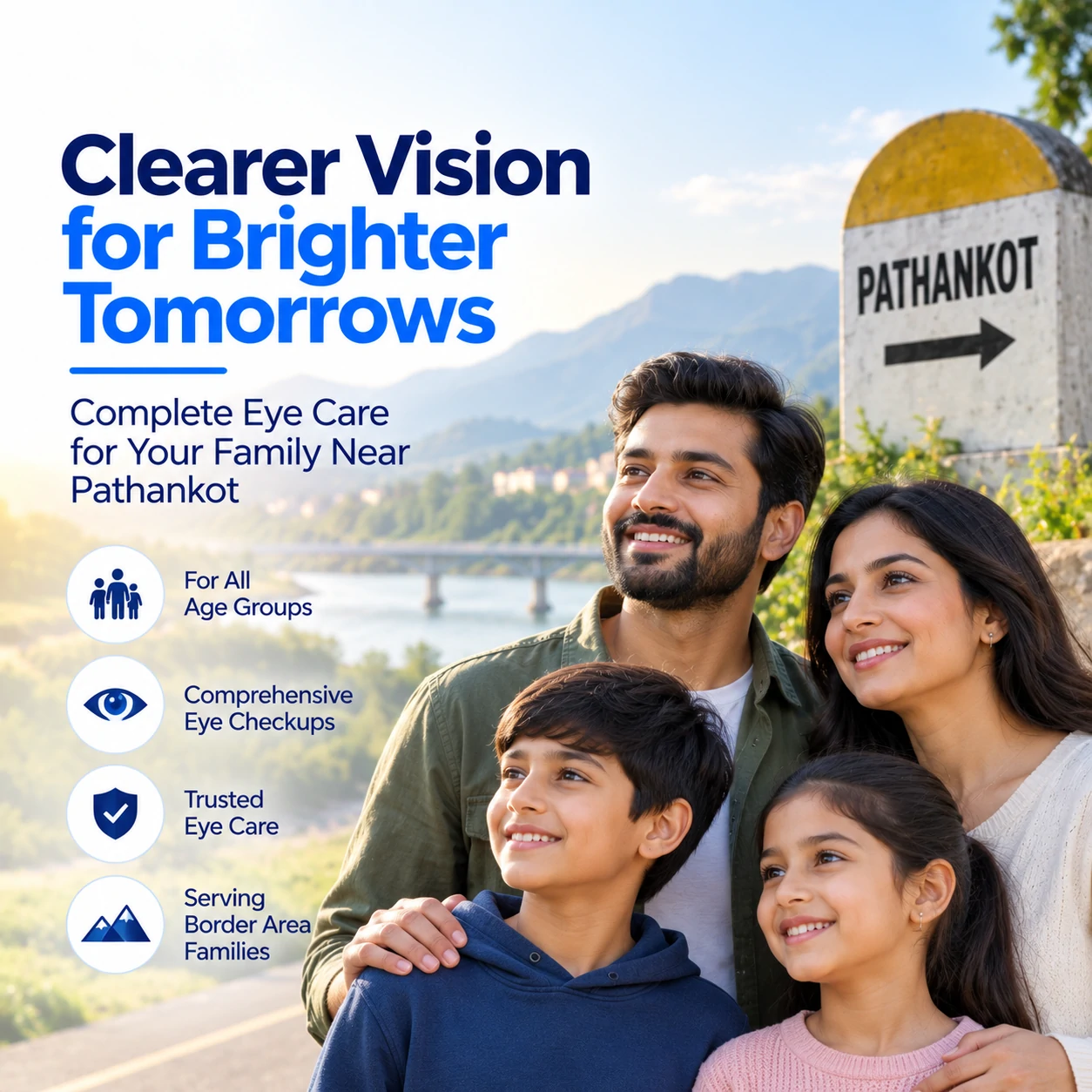 Eye Care for Border Area Families Near Pathankot
