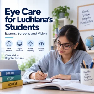 Eye Care for Ludhiana Students Exams, Screens and Vision