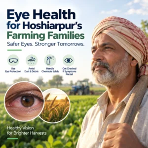 Eye Health for Hoshiarpur Farming Families Farm Eye Injury Treatment