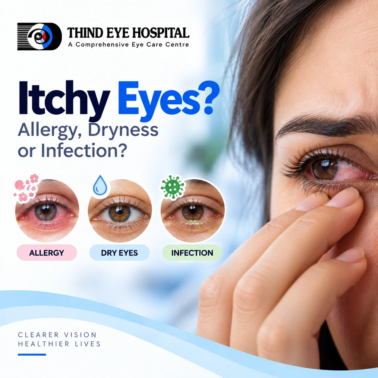 Itchy Eyes Treatment: Allergy, Dryness or Infection?