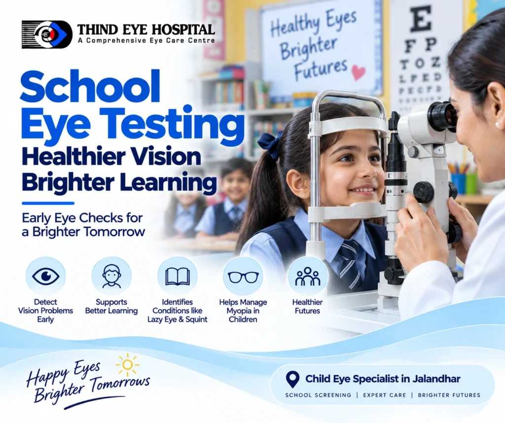 Paediatric Eye Testing in Jalandhar Schools Finding a Child Eye Specialist in Jalandhar