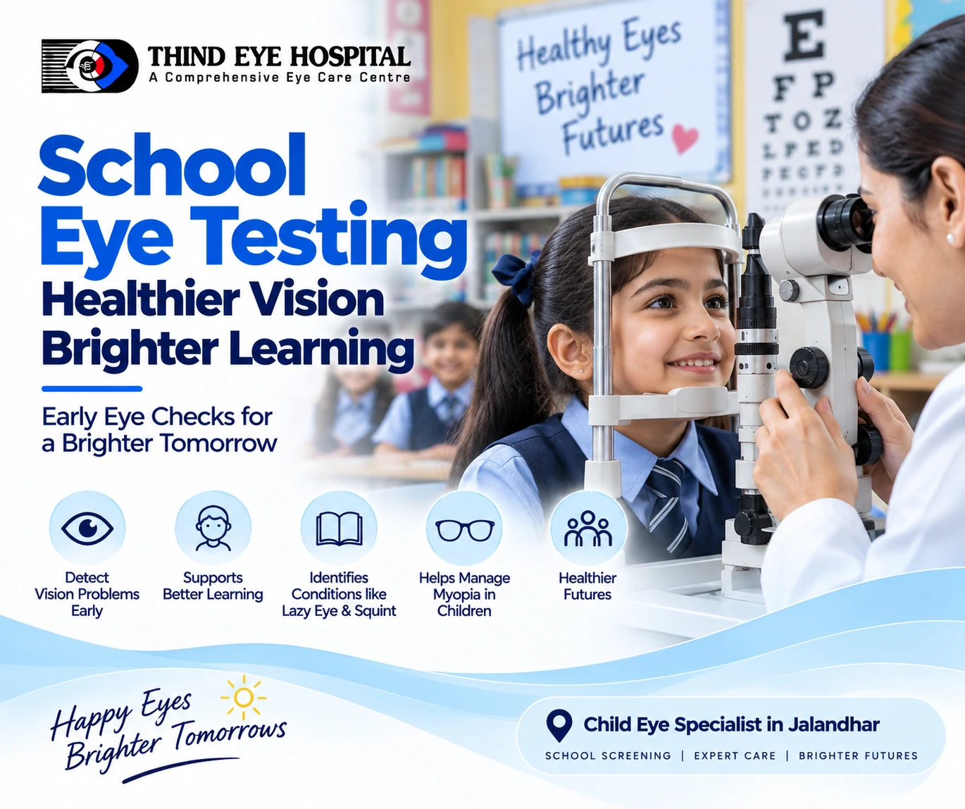 Paediatric Eye Testing in Jalandhar Schools: Finding a Child Eye Specialist in Jalandhar