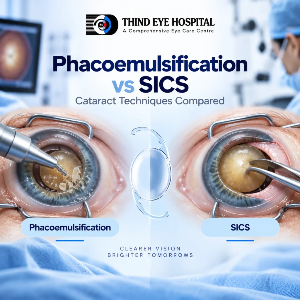 Phacoemulsification vs SICS Cataract Techniques Compared