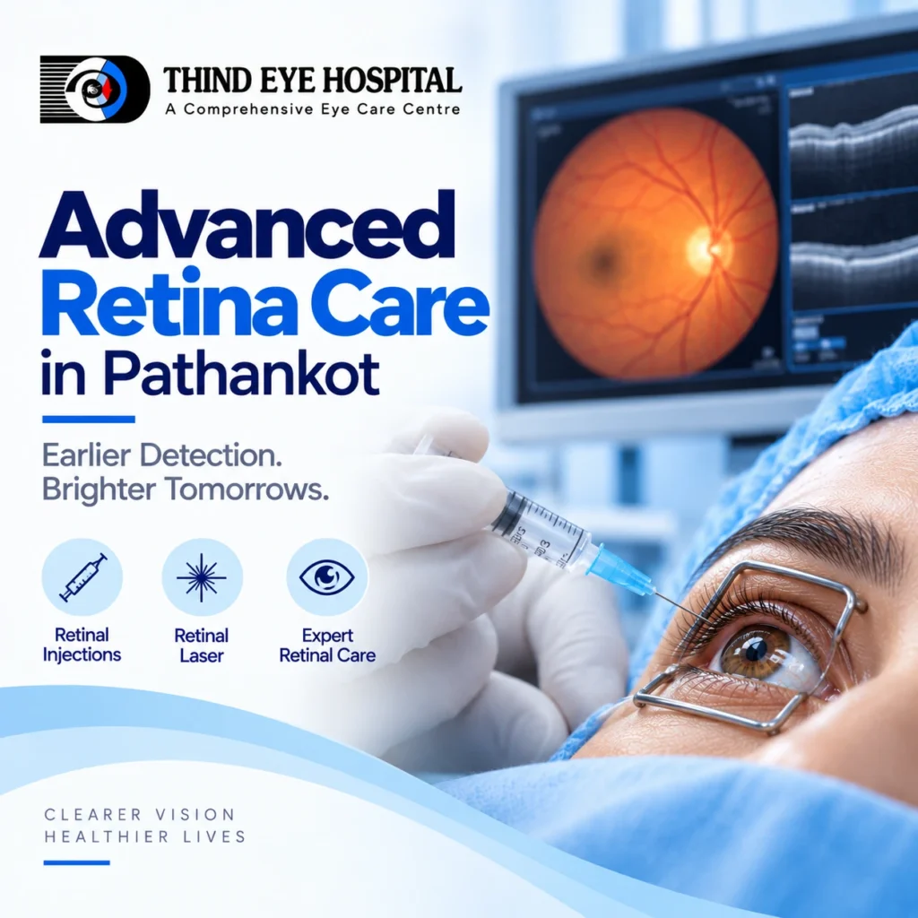 Retinal Injections and Laser at Our Pathankot BranchRetina Treatment in Pathankot